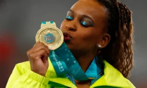 BRILHANTE! Rebeca Andrade conquista mais uma medalha de ouro no Pan-Americano