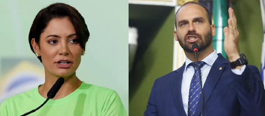 Michelle e Eduardo estimulavam Bolsonaro a dar golpe, afirma Cid